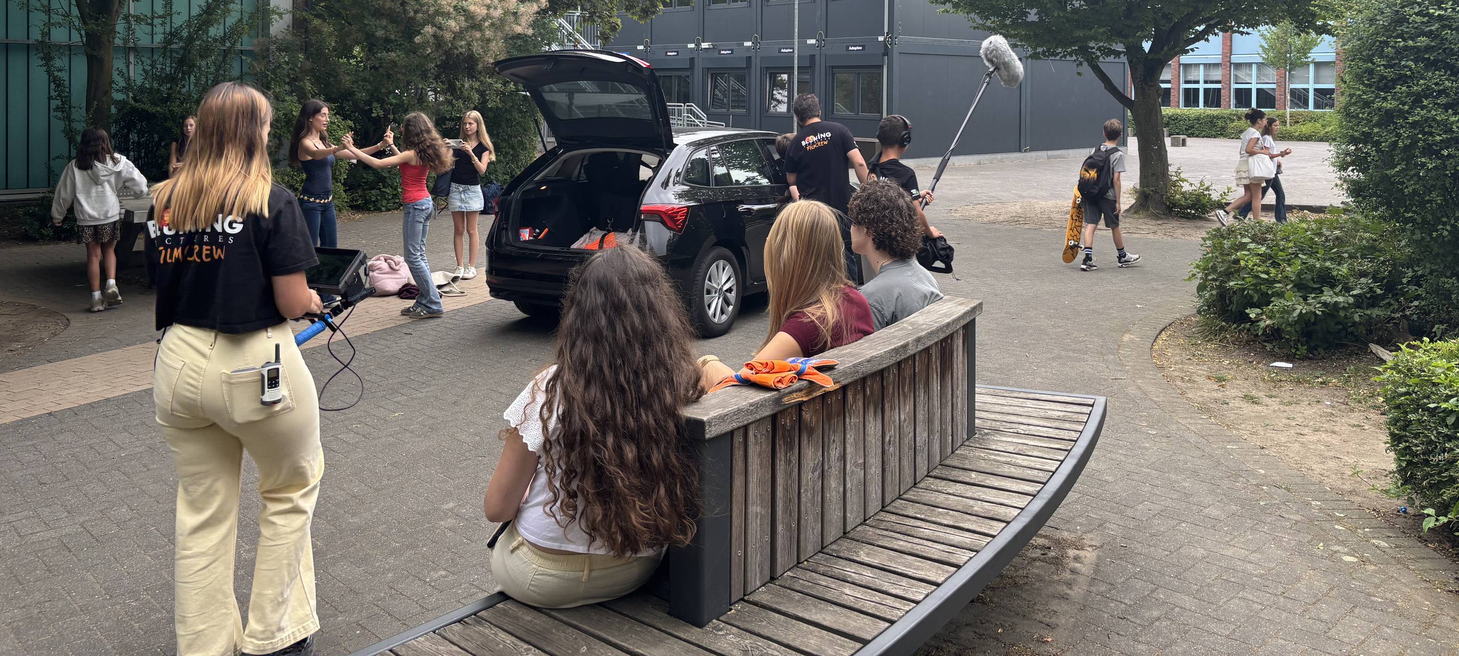 Meerbuscher Schülerinnen und Schüler drehen Spielfilm