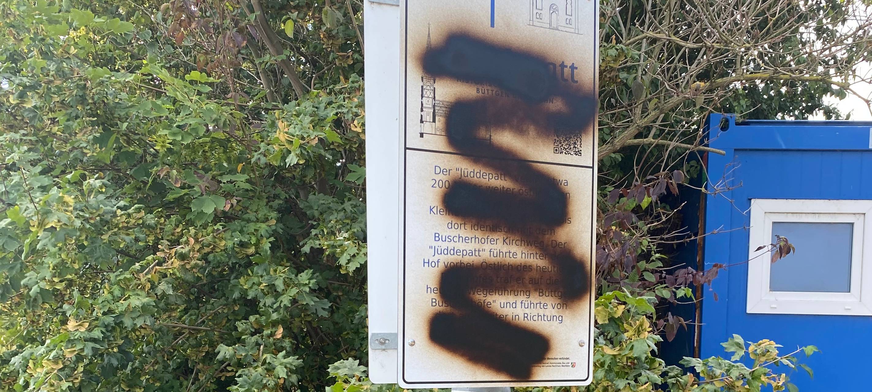 Wieder Vandalismus am Jüddepad in Kaarst