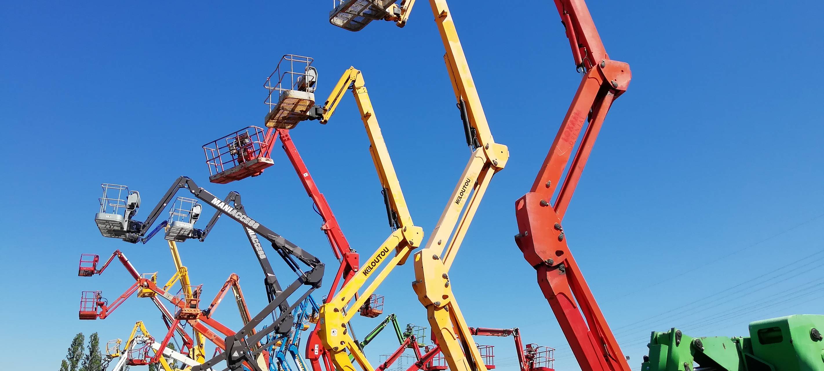 Bagger unterm Hammer