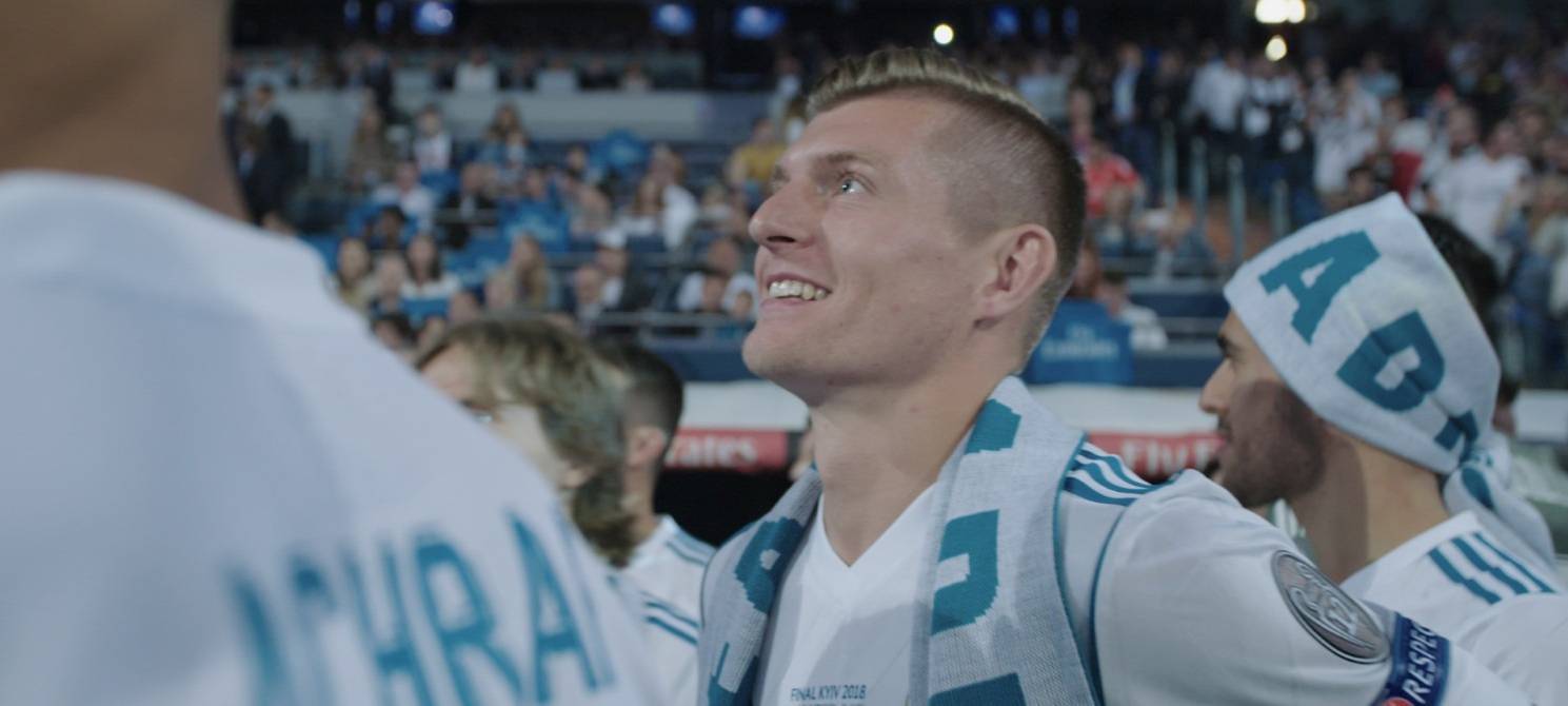 Kroos nach dem Gewinn der Meisterschaft mit Real