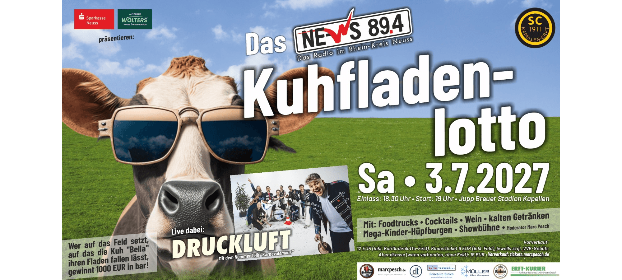Das NE-WS 89.4-Kuhfladenlotto 2027