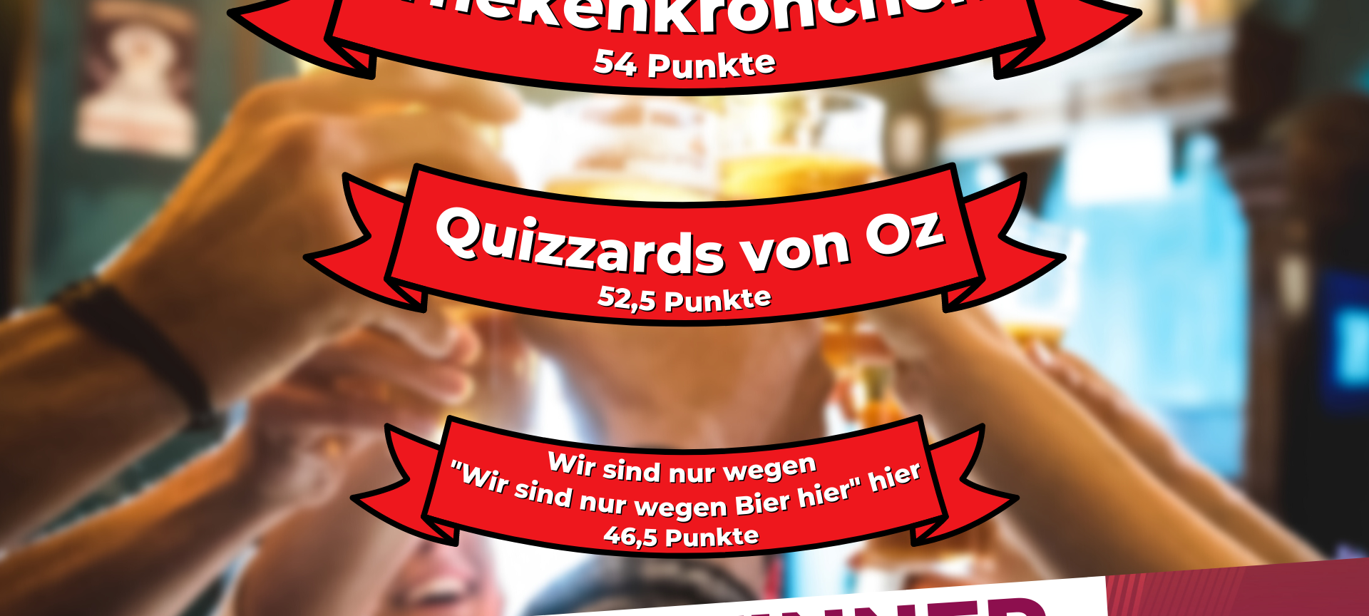 Rückblick: Kneipenquiz Saison 22 - Spieltag 1