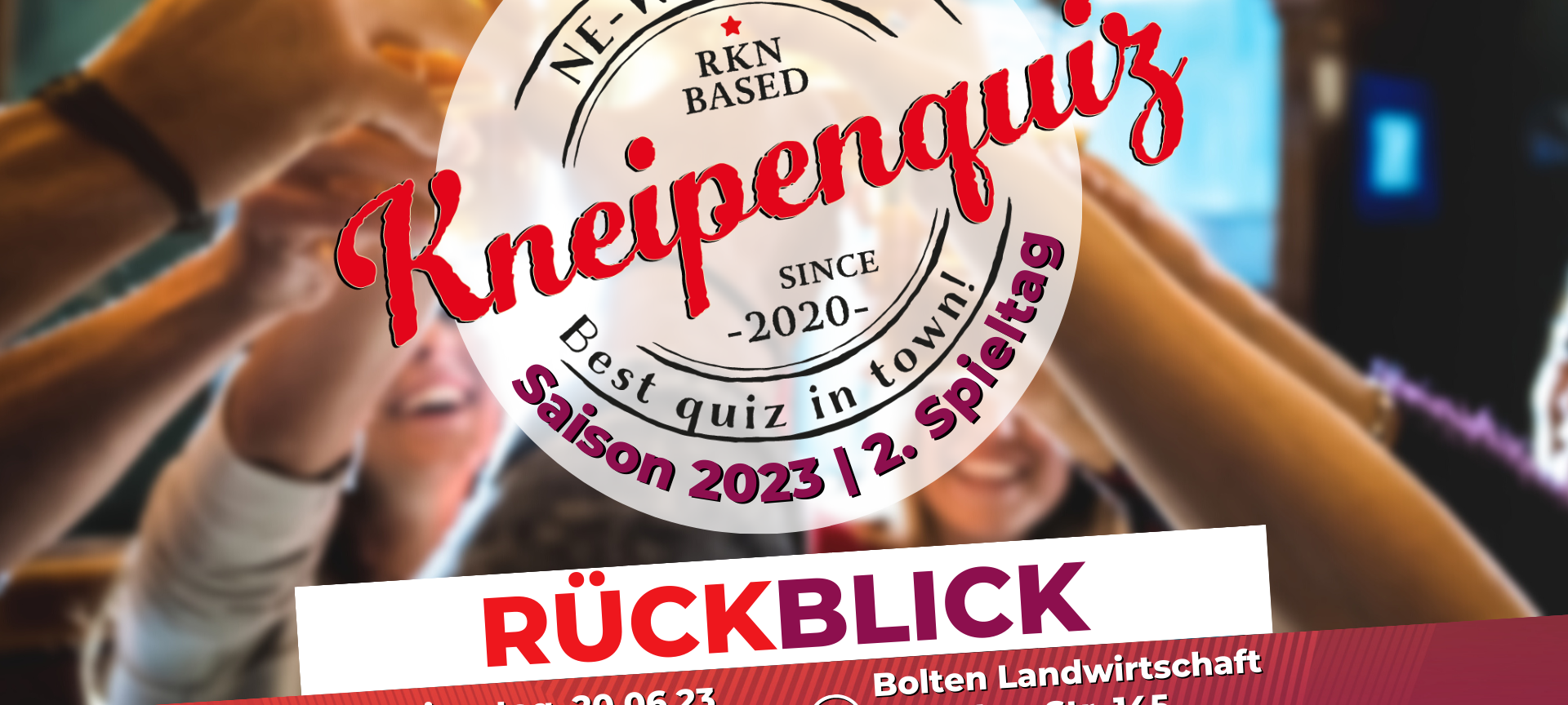 Rückblick: NE-WS 89.4-Kneipenquiz: Saison 23 - Spieltag 2