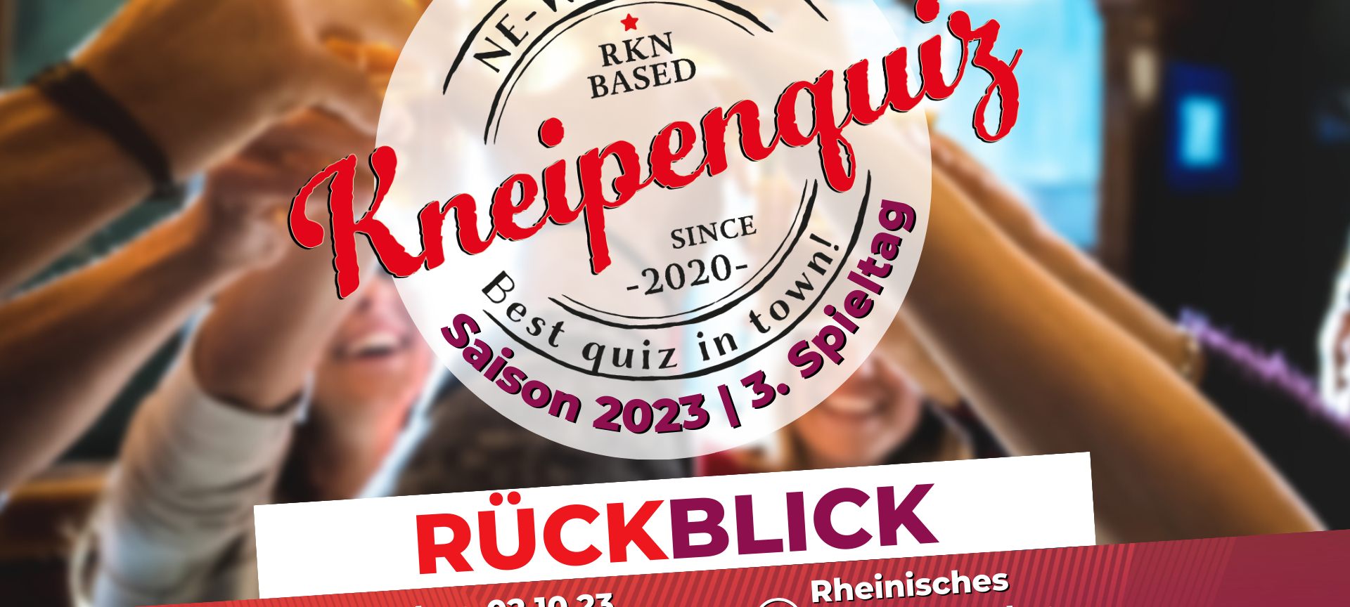 Rückblick: NE-WS 89.4-Kneipenquiz: Saison 23 - Spieltag 3