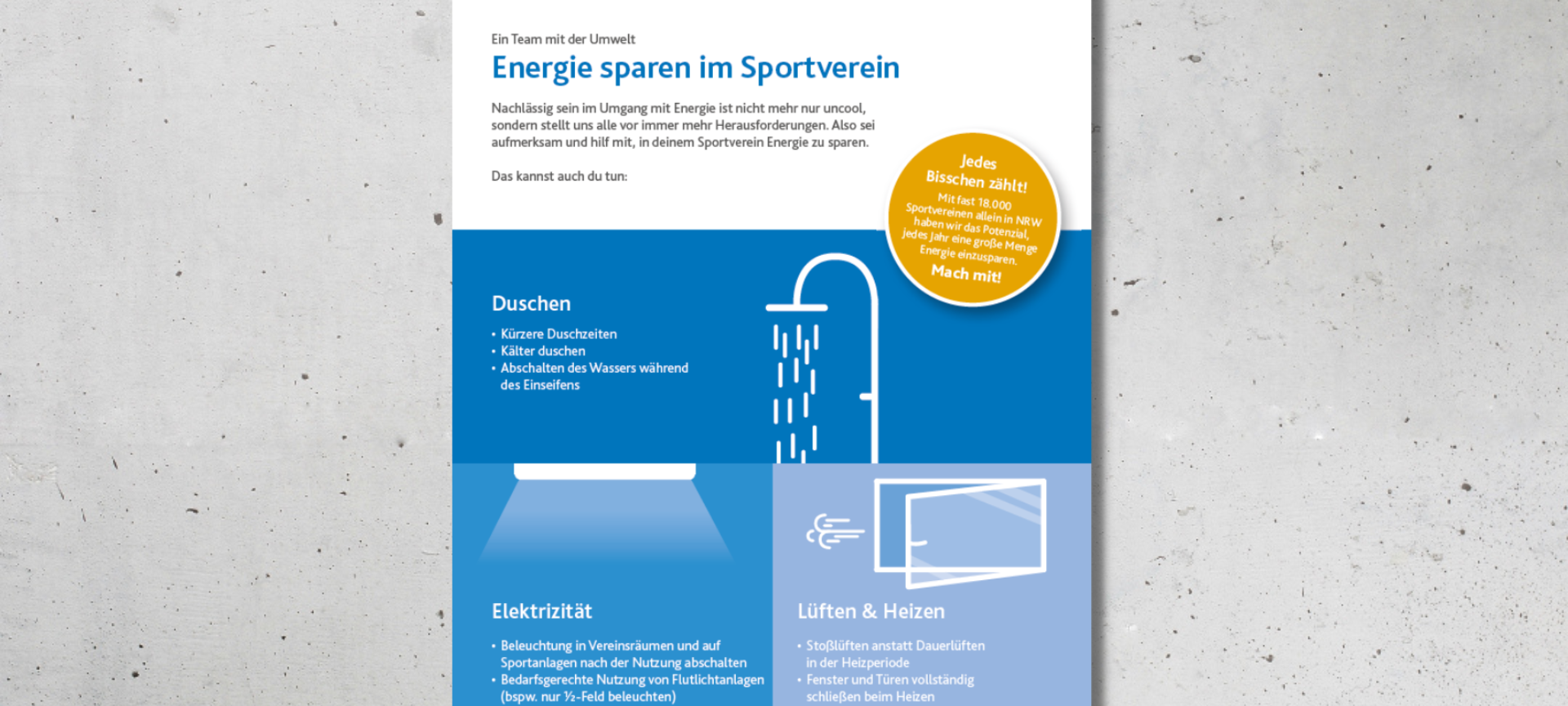 Neusser Sportvereine sollen Energie sparen