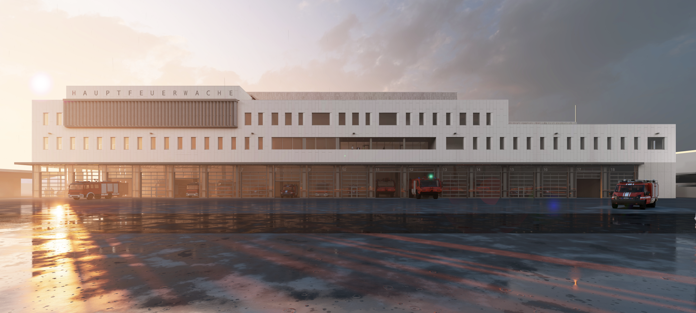 Düsseldorfer Flughafen bekommt hochmoderne neue Feuerwache