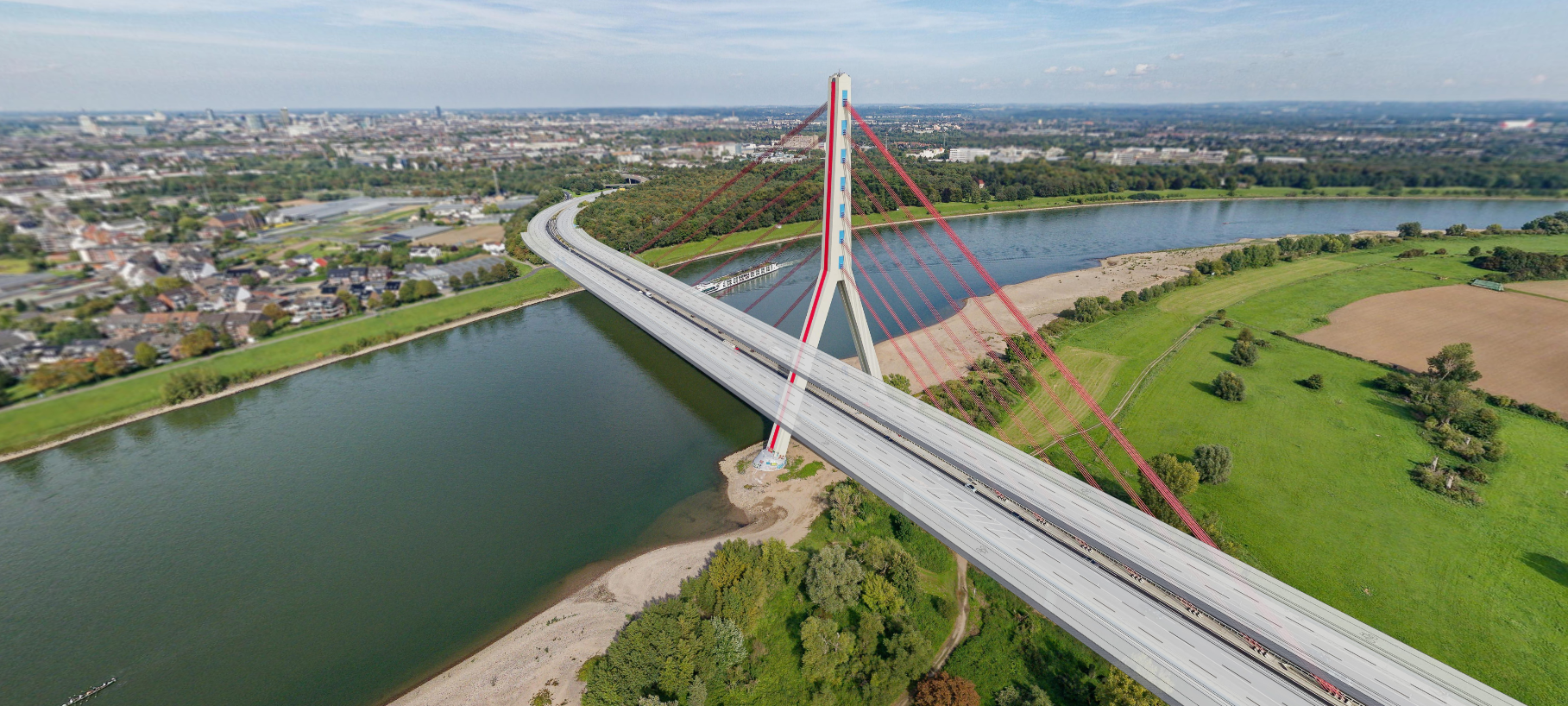 Autobahn GmbH stellt Neubaupläne für Fleher Brücke vor