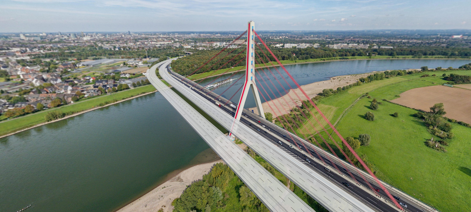 Autobahn GmbH stellt Neubaupläne für Fleher Brücke vor