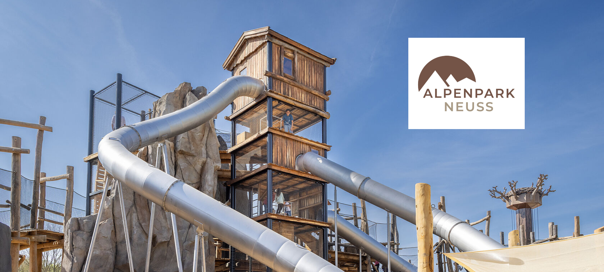 Die Abenteueralm im Alpenpark Neuss