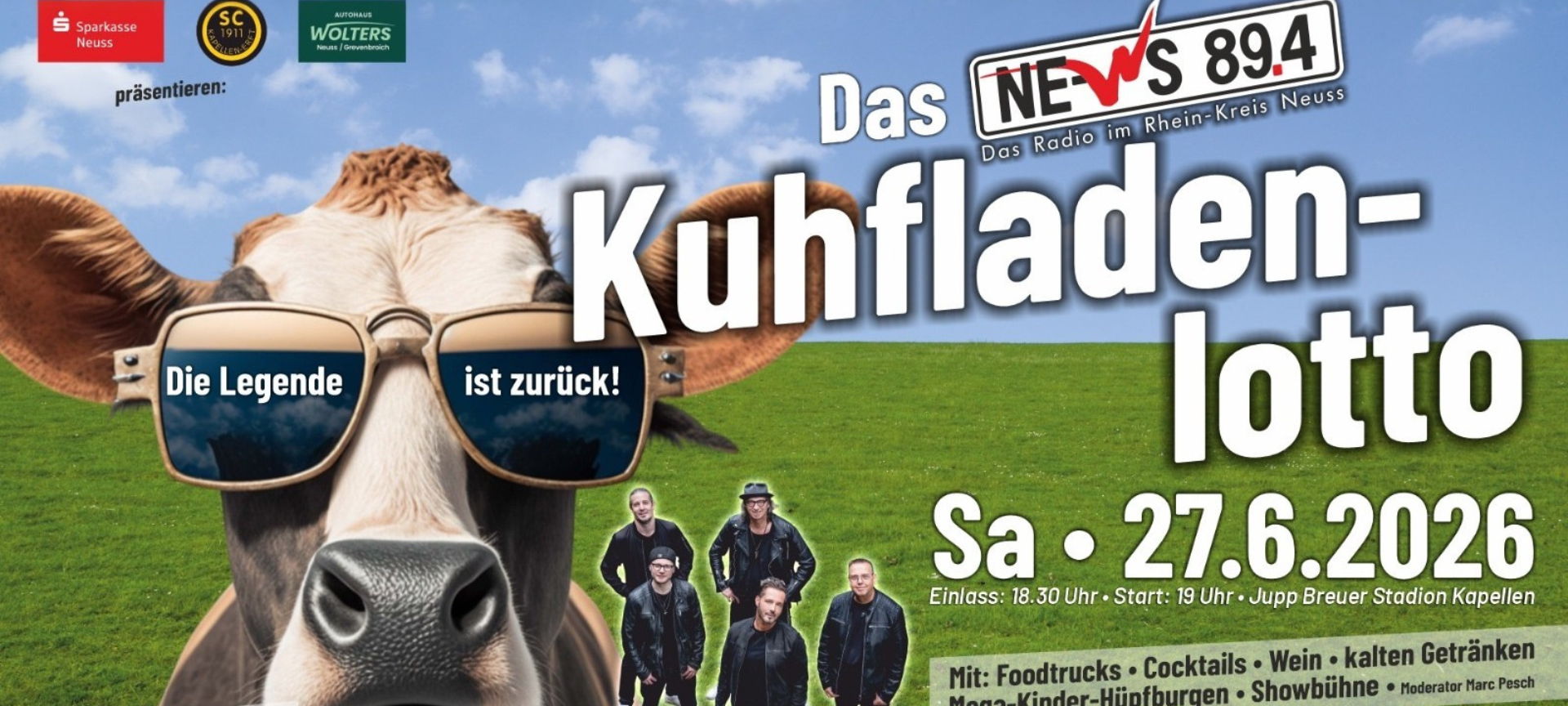 Das NE-WS 89.4-Kuhfladenlotto kommt zurück