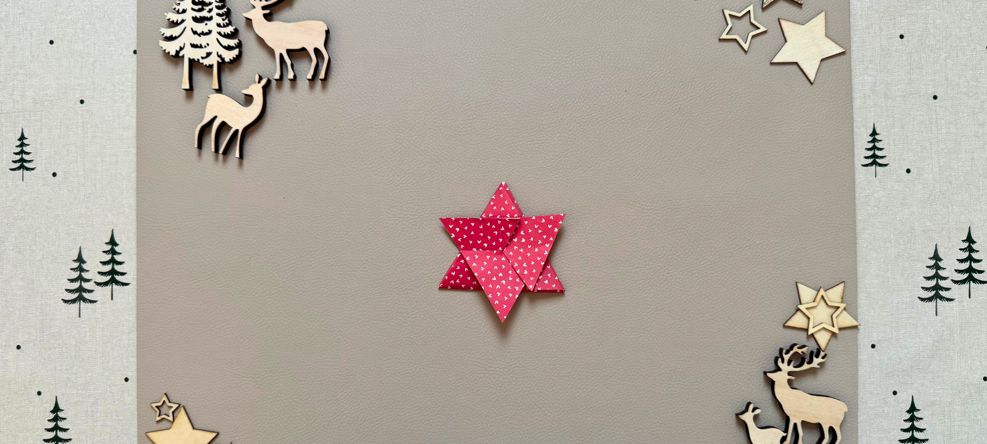 10. die 3 Sternen-Zacken ineinander falten