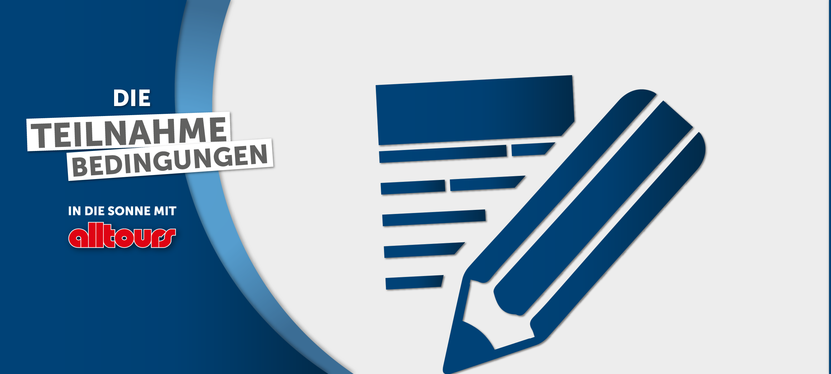 Der Urlaubscountdown - in die Sonne mit alltours - Die AGB