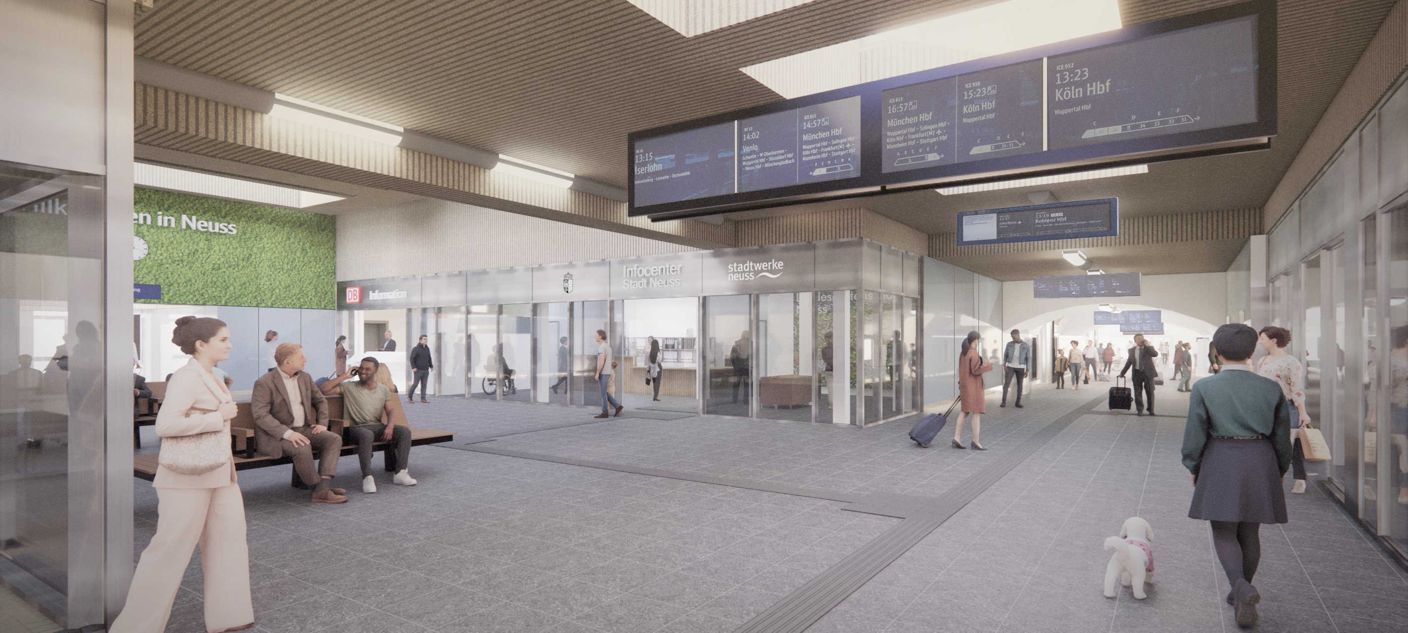 Neusser Hauptbahnhof wird umgestaltet