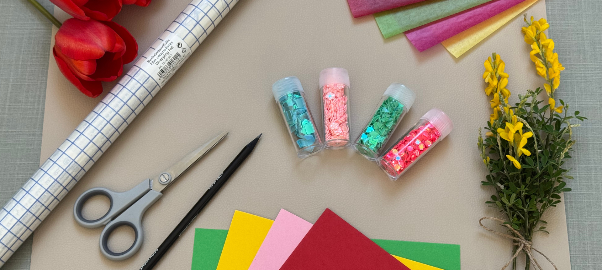 Bastelideen für Ostern: Fensterbilder Material