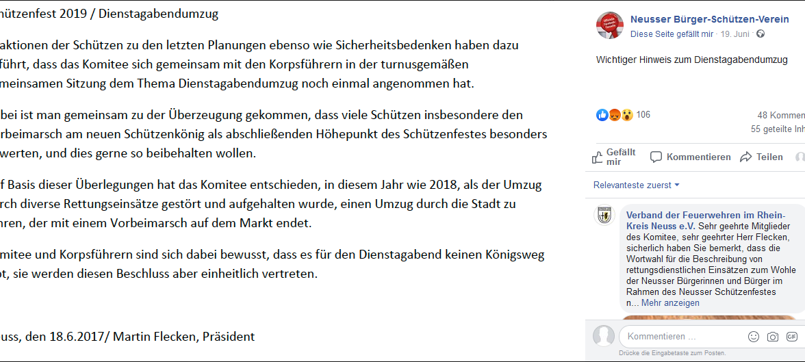 Shitstorm für Schützen