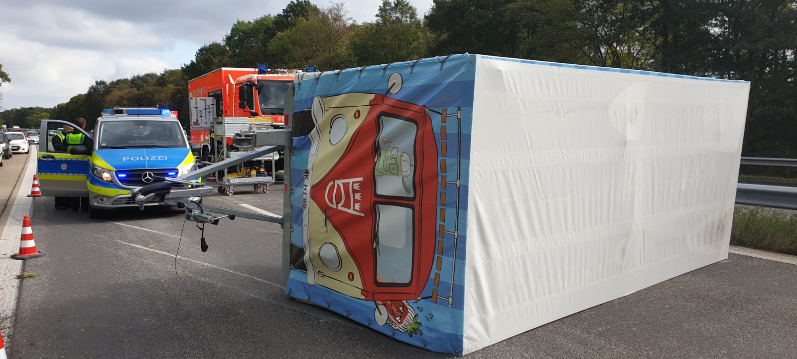 Unfall A52 bei Kaarst